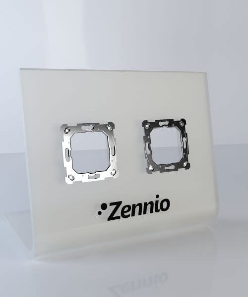 ZENNIO - Panneau de présentation pour 2 x Z28, Z35, Z40, Z50, Flat, Tecla, Soft, ... -...
