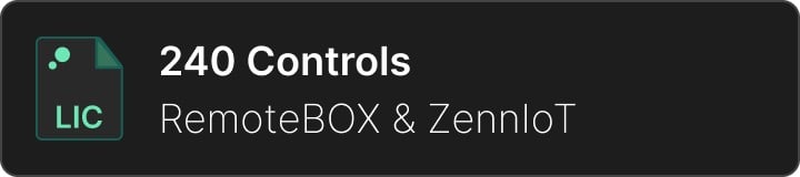 ZENNIO FRANCE - Licence pour augmenter le nombre de contrôles du RemoteBOX & ZennIoT jusqu'à ...