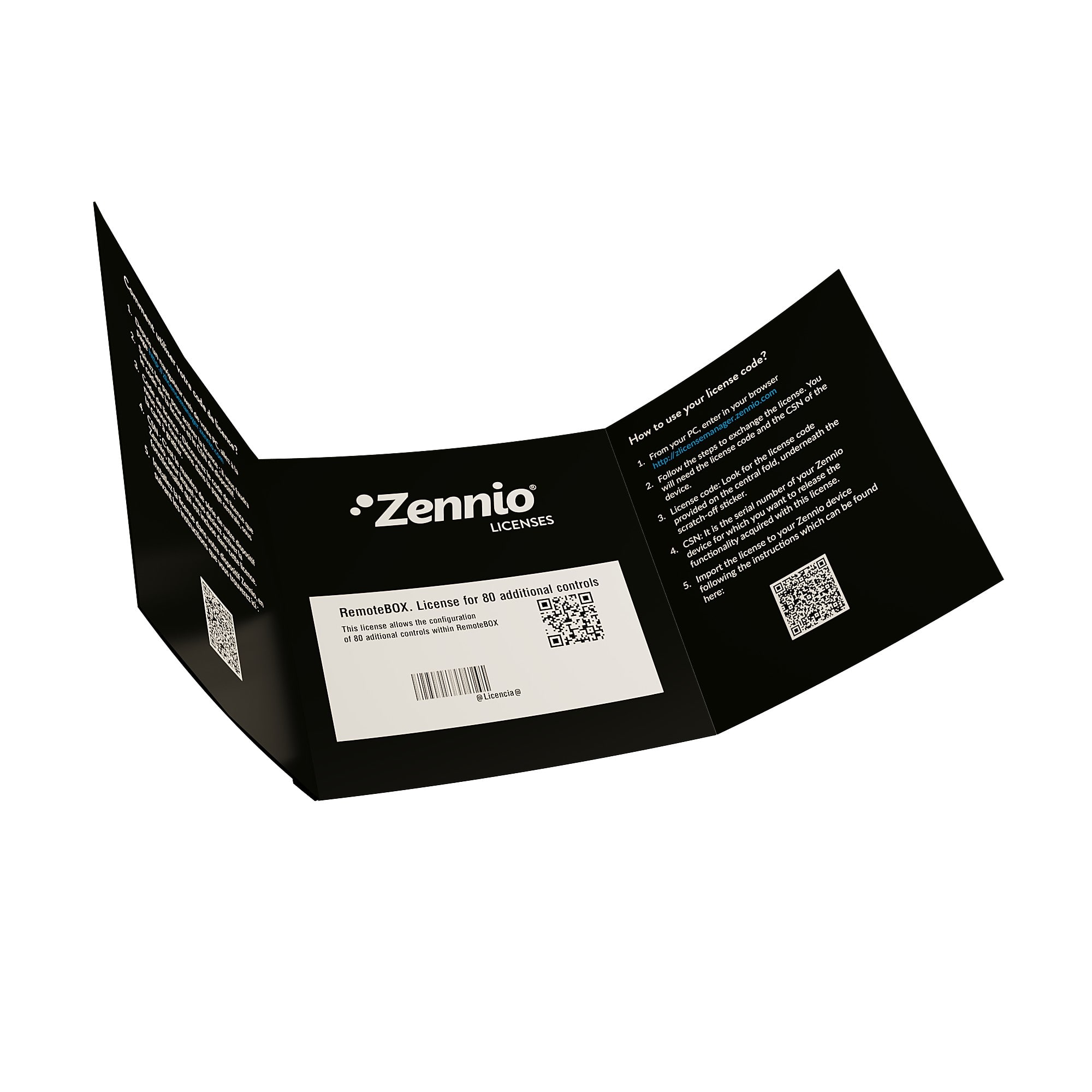 ZENNIO FRANCE - Licence pour augmenter le nombre de contrôles du RemoteBOX jusqu'à 180. Licen...