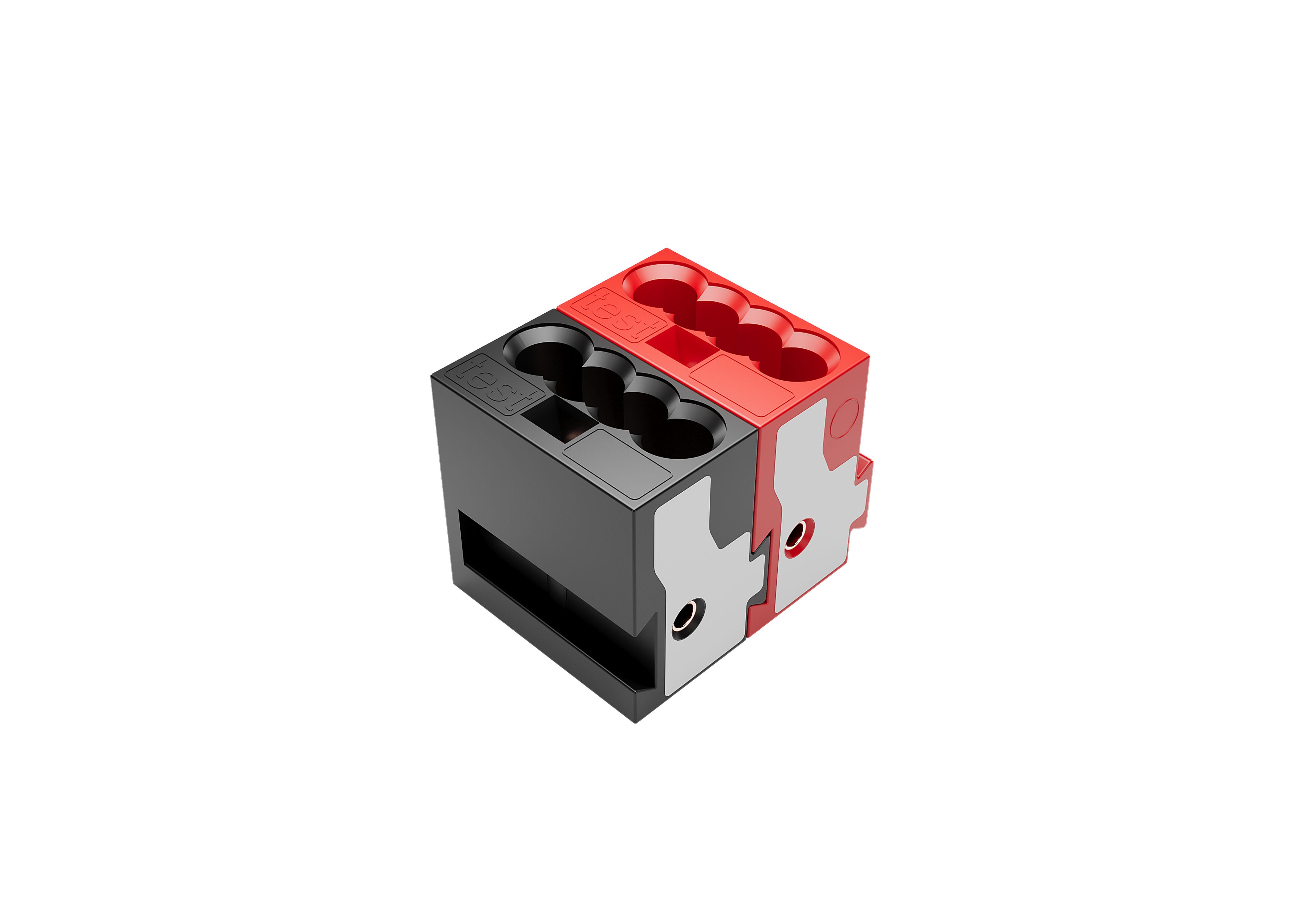 ZENNIO - KNX Bus connector. WAGO 243-211 Red-Grey