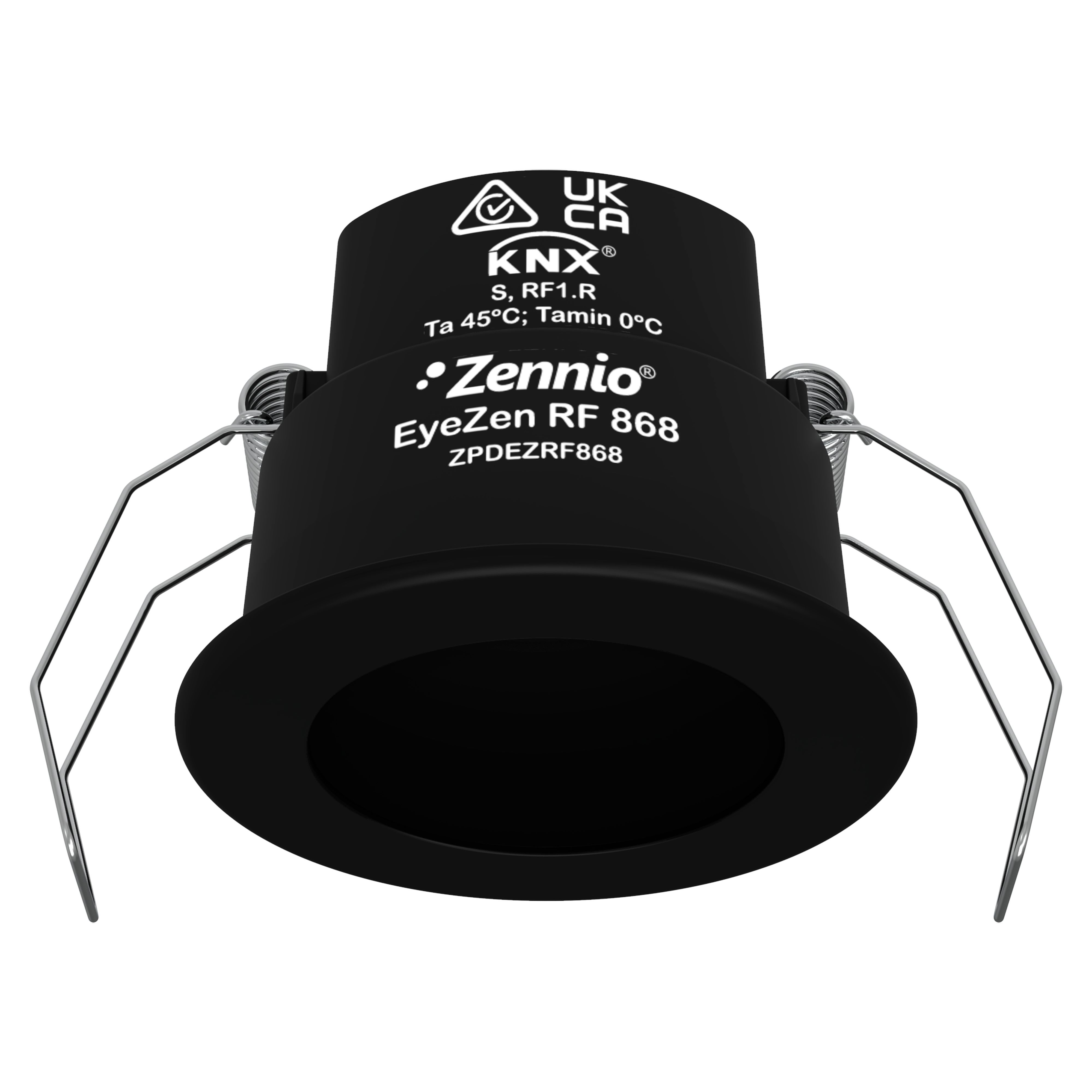 ZENNIO - EyeZen RF 868. Détecteur de mouvement KNX-RF pour plafond (868 MHz) - Anthracite