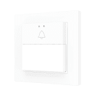 ZENNIO - Presentia W1 v2. Détecteur de mouvement KNX sur mur - 1 bouton - Personnalisé