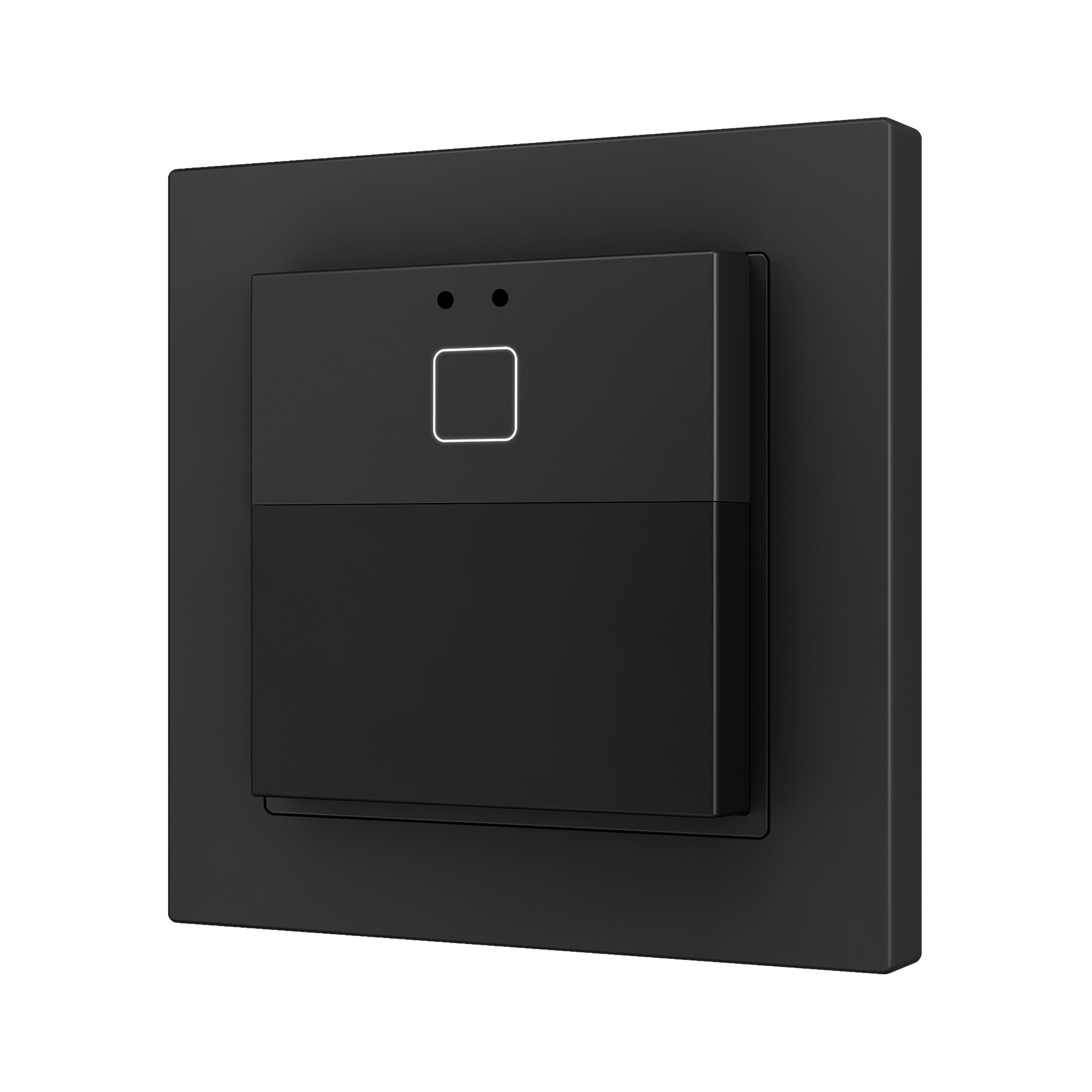 ZENNIO - Presentia W1 v2. Détecteur de mouvement KNX sur mur - 1 bouton - Anthracite