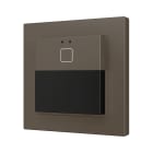 ZENNIO FRANCE - Presentia W1 v2. Détecteur de mouvement KNX sur mur - 1 bouton - Moka