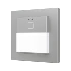 ZENNIO - Presentia W1 v2. Détecteur de mouvement KNX sur mur - 1 bouton - Argent