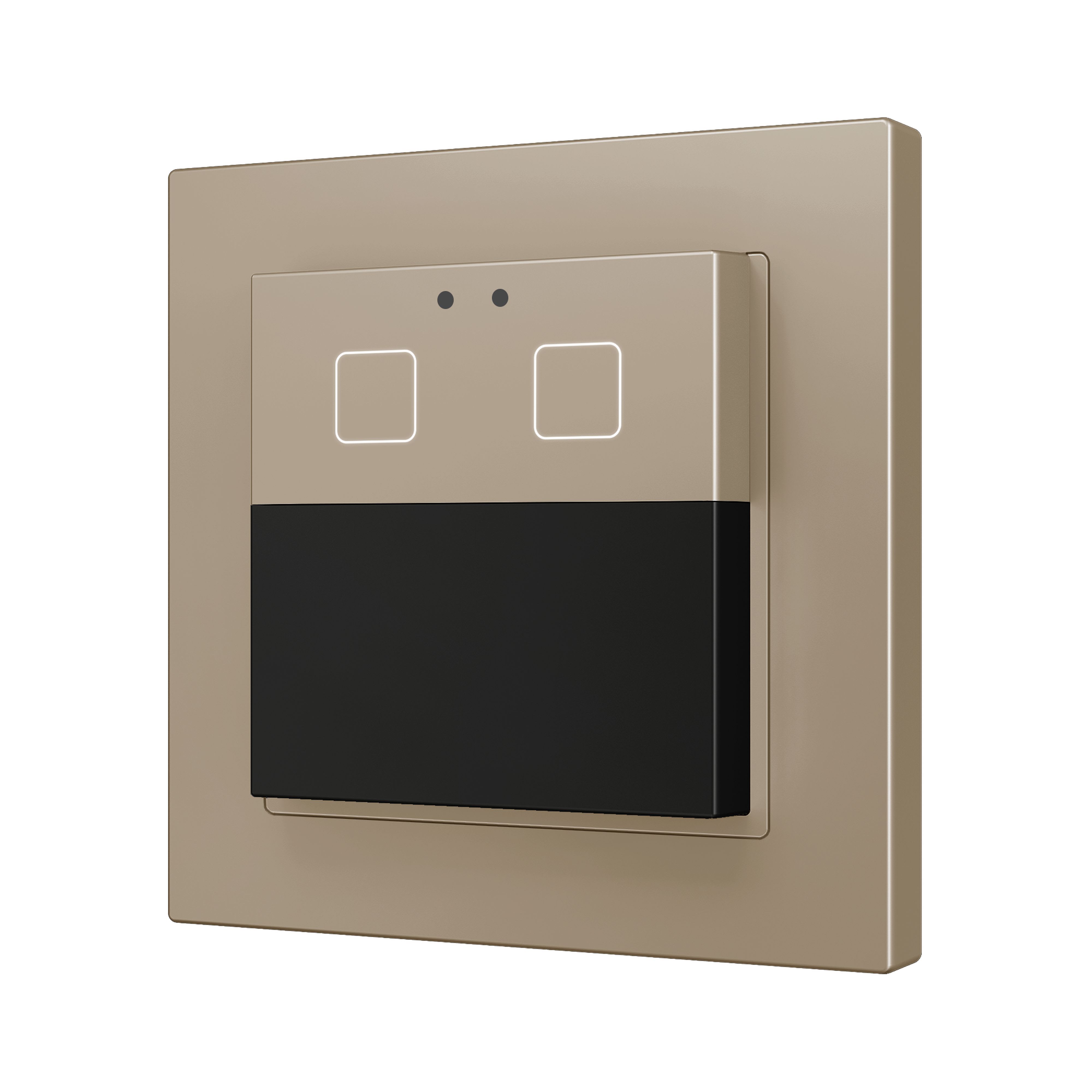 ZENNIO - Presentia W2 v2. KNX motion detector for wall mounting - 2 buttons - Champagne