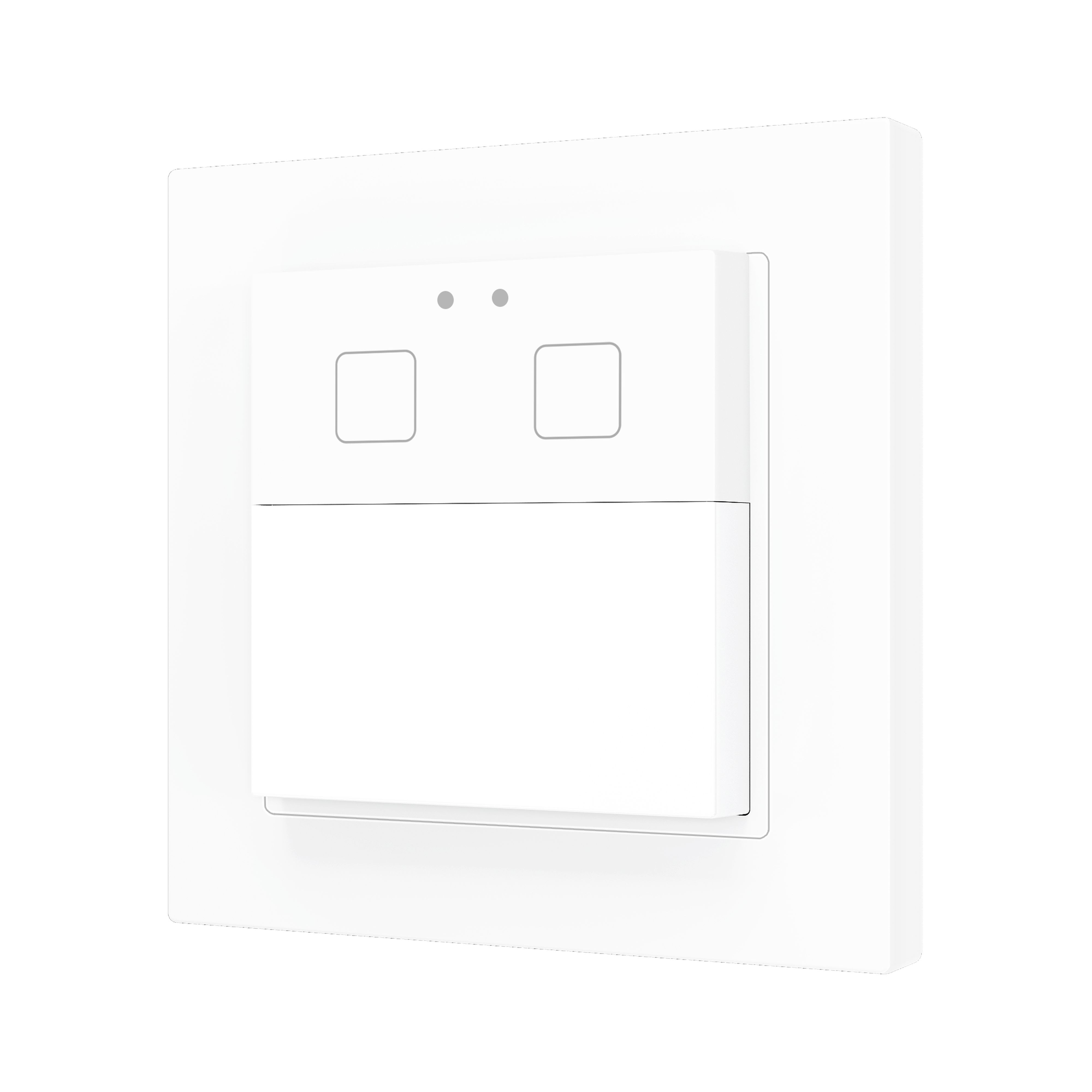 ZENNIO - Presentia W2 v2. KNX motion detector for wall mounting - 2 buttons - White