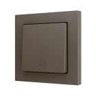 ZENNIO FRANCE - ZS55. Bouton poussoir Soft simple pour 1 entrée binaire 55 x 55 mm - Icône de...
