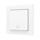 ZENNIO - ZS55. Simple Soft push button for 1 binary input 55x55 mm ? Doorbell icon - M...