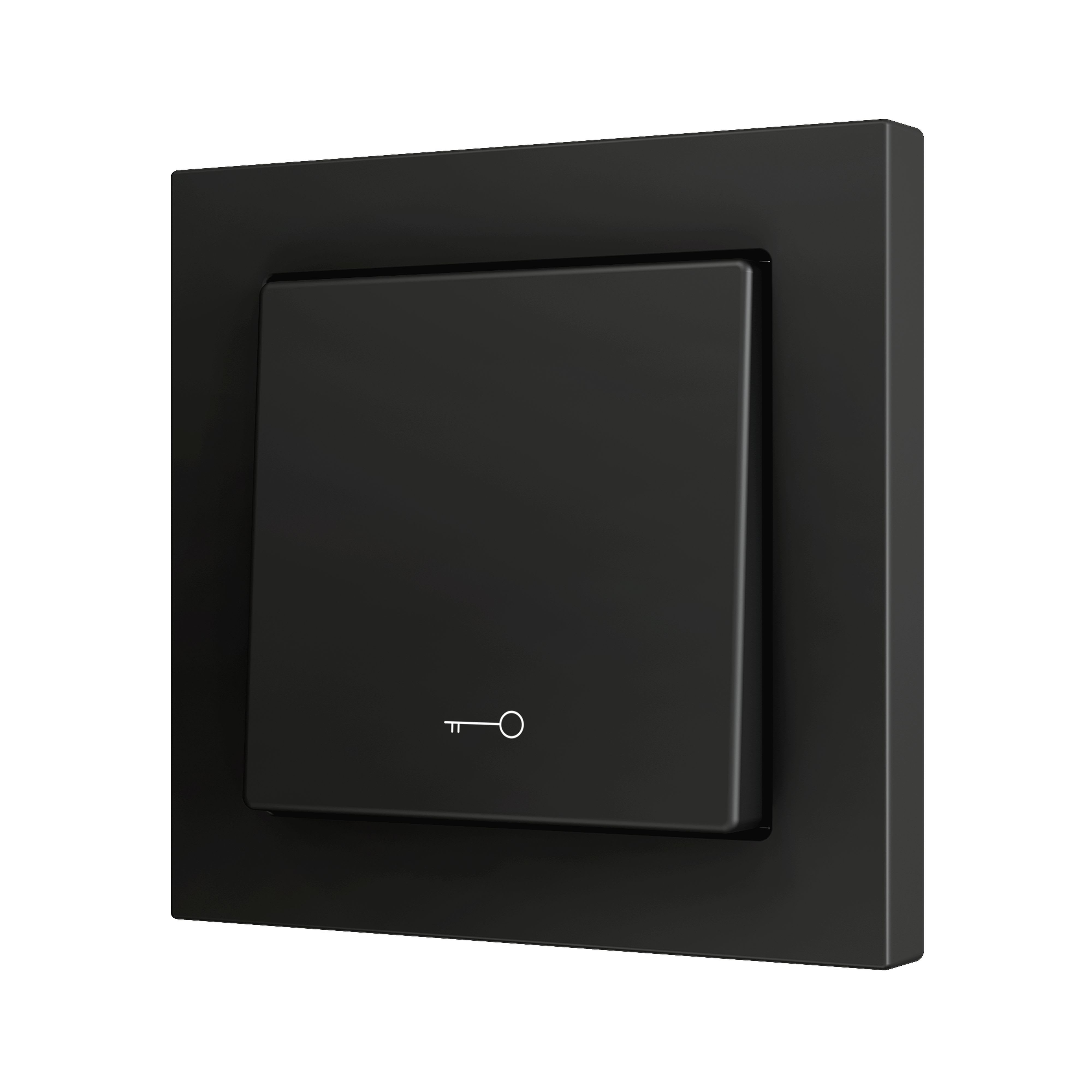 ZENNIO - ZS55. Bouton poussoir Soft simple pour 1 entrée binaire 55 x 55 mm ? Icône de...