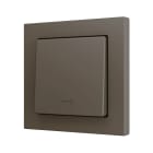 ZENNIO FRANCE - ZS55. Bouton poussoir Soft simple pour 1 entrée binaire 55 x 55 mm - Icône de...