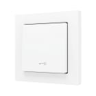 ZENNIO - ZS55. Simple Soft push button for 1 binary input 55x55 mm ? Key icon - Matt w...