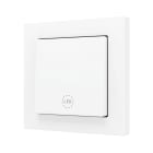 ZENNIO - ZS55. Simple Soft push button for 1 binary input 55x55 mm ? Matt white - Cust...