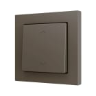 ZENNIO FRANCE - ZS55. Bouton poussoir Soft simple pour 2 entrées binaires 55 x 55 mm - Icône ...