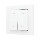 ZENNIO - ZS55. Bouton poussoir Soft double pour 4 entrées binaires 55 x 55 mm ? Icône ...