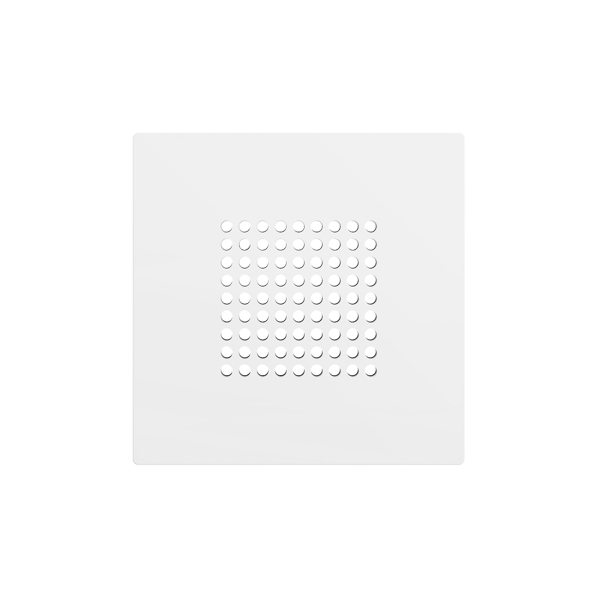 ZENNIO FRANCE - ZS55. RingBOX. Cache pour sonnette KNX - Blanc mat
