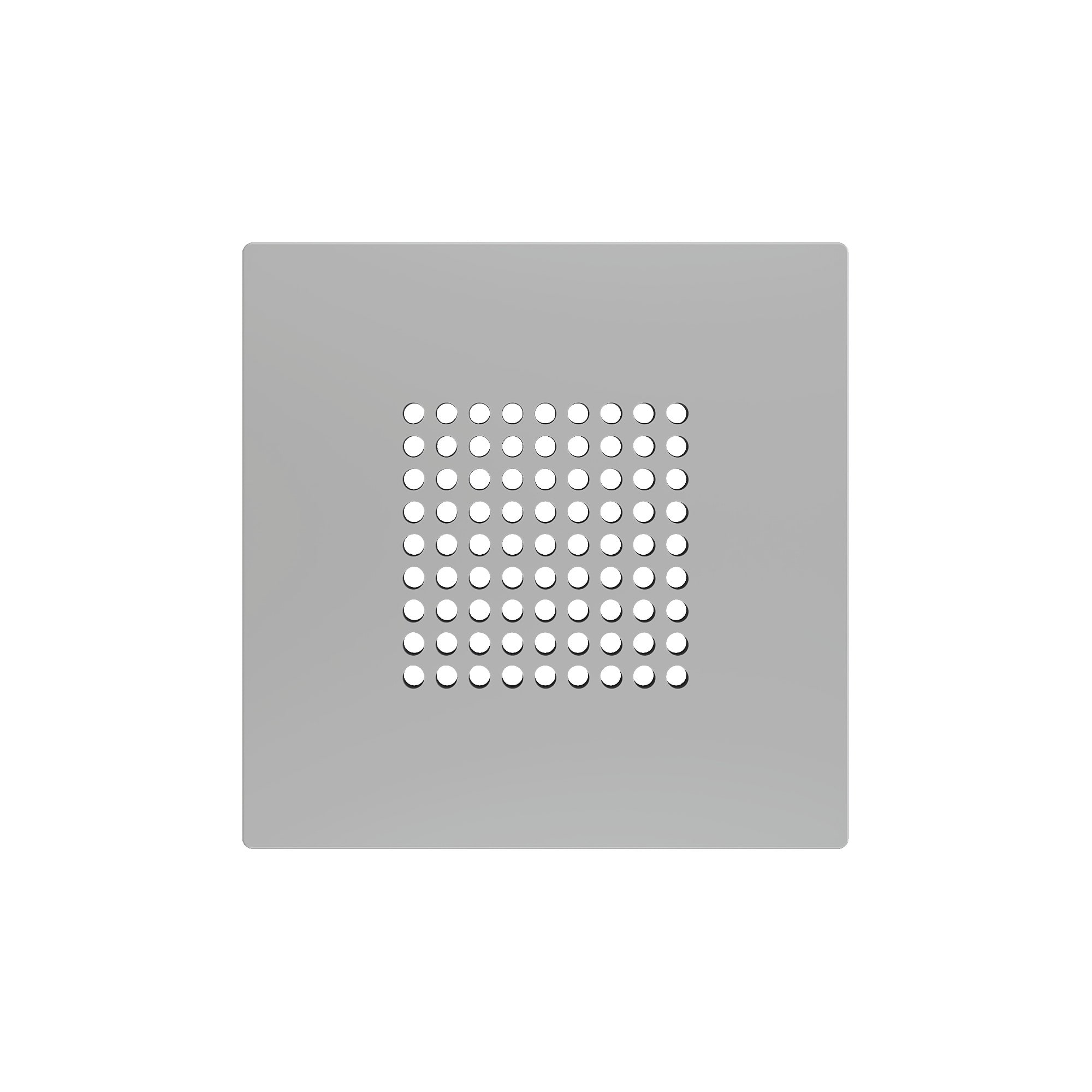 ZENNIO FRANCE - ZS55. RingBOX. Cache pour sonnette KNX - Argenté