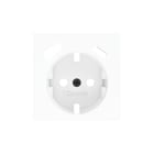 ZENNIO - ZS55. Schuko socket cover with USB C and A 55x55 mm - Matt white