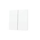 ZENNIO - ZS55. Cache pour bouton poussoir Soft KNX double 55 x 55 mm. Appui en bas&hau...
