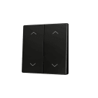 ZENNIO - ZS55. Cache pour bouton poussoir Soft KNX double 55 x 55 mm. Appui en bas&hau...