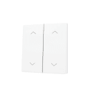 ZENNIO - ZS55. Cache pour bouton poussoir Soft KNX double 55 x 55 mm. Appui en bas&hau...