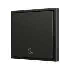 ZENNIO - ZS70. Bouton poussoir "Soft" simple pour 1 entrée binaire 70 x 70 mm ? Anthra...