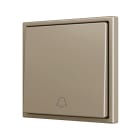 ZENNIO - ZS70. Bouton poussoir Soft simple pour 1 entrée binaire 70 x 70 mm ? Icône de...