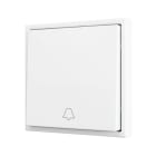 ZENNIO - ZS70. Bouton poussoir Soft simple pour 1 entrée binaire 70 x 70 mm ? Icône de...
