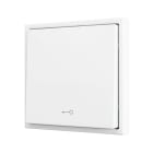 ZENNIO - ZS70. Bouton poussoir Soft simple pour 1 entrée binaire 70 x 70 mm ? Icône de...
