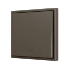 ZENNIO FRANCE - ZS70. Bouton poussoir Soft simple pour 1 entrée binaire 70x70 mm - Icône de l...