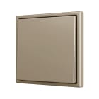 ZENNIO - ZS70. Bouton poussoir "Soft" simple pour 2 entrées binaires 70 x 70 mm ? Cham...