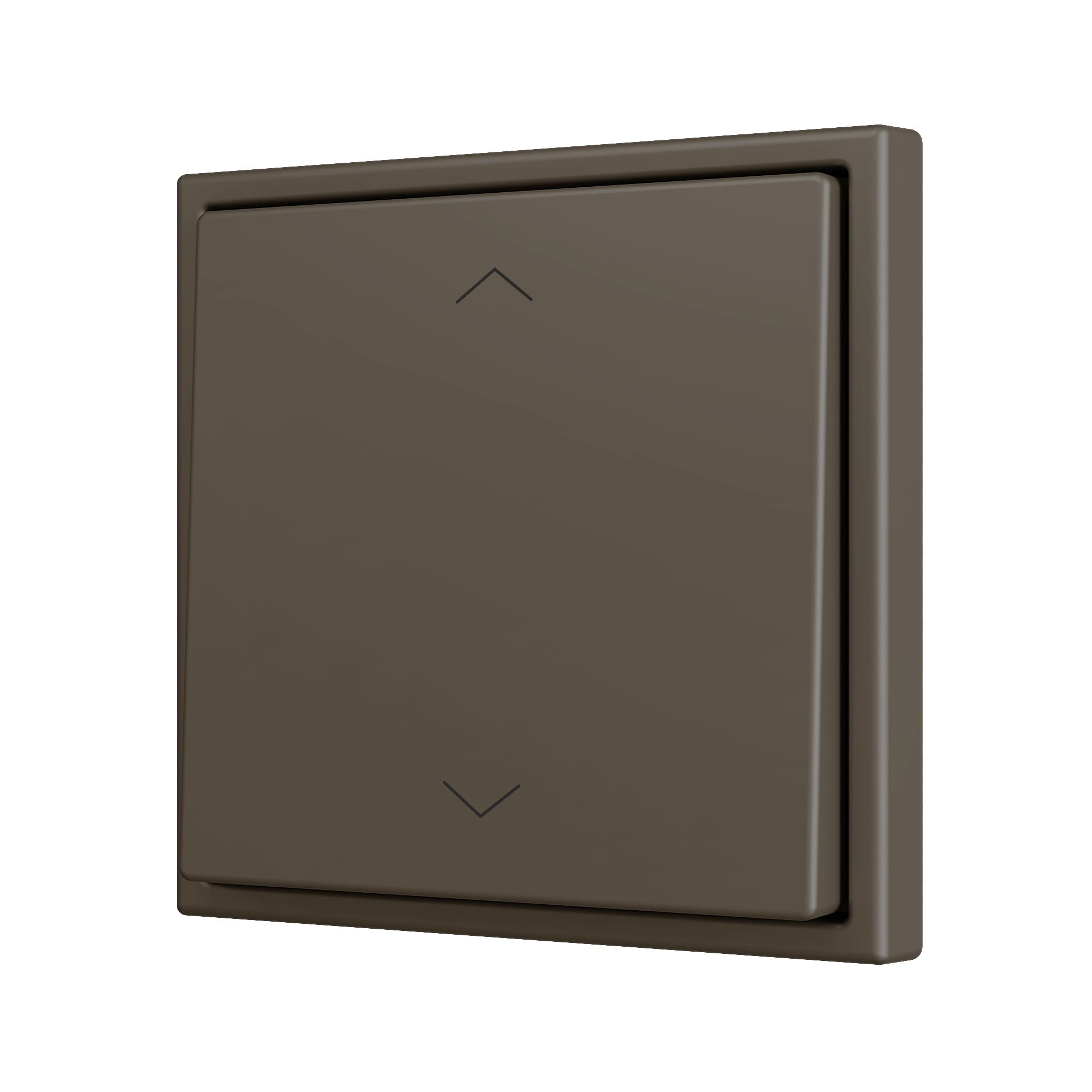 ZENNIO FRANCE - ZS70. Bouton poussoir Soft simple pour 2 entrées binaires 70x70 mm - Icône de...
