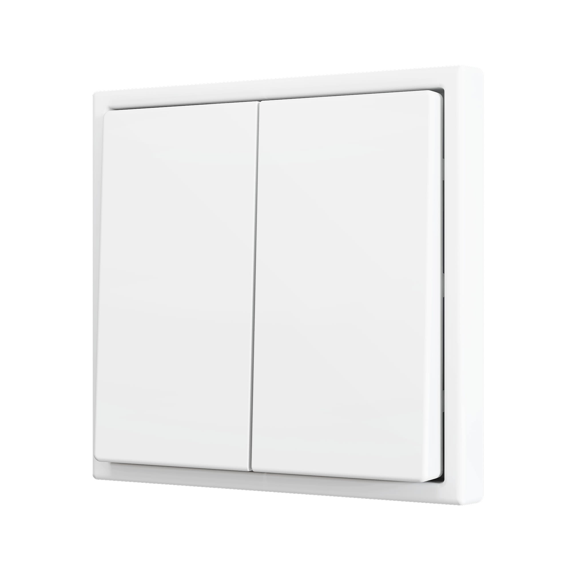 ZENNIO - ZS70. Touche pour bouton poussoir "Soft" double pour 2 entrées binaires 70 x ...