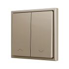 ZENNIO - ZS70. Bouton poussoir Soft double pour 2 entrées binaires 70 x 70 mm ? Icône ...