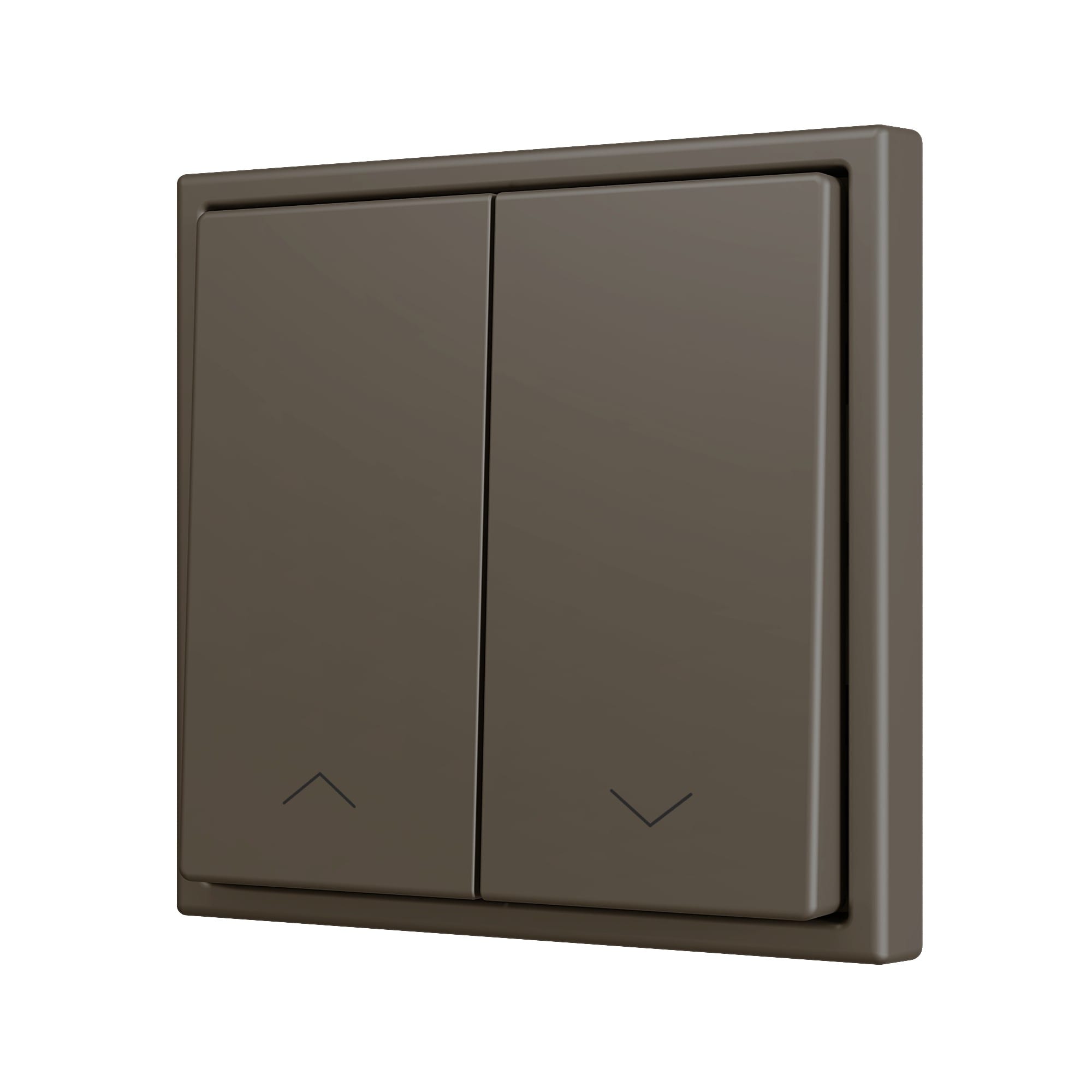 ZENNIO FRANCE - ZS70. Bouton poussoir Soft double pour 2 entrées binaires 70x70 mm - Icône de...