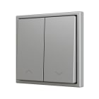 ZENNIO - ZS70. Bouton poussoir Soft double pour 2 entrées binaires 70 x 70 mm ? Icône ...