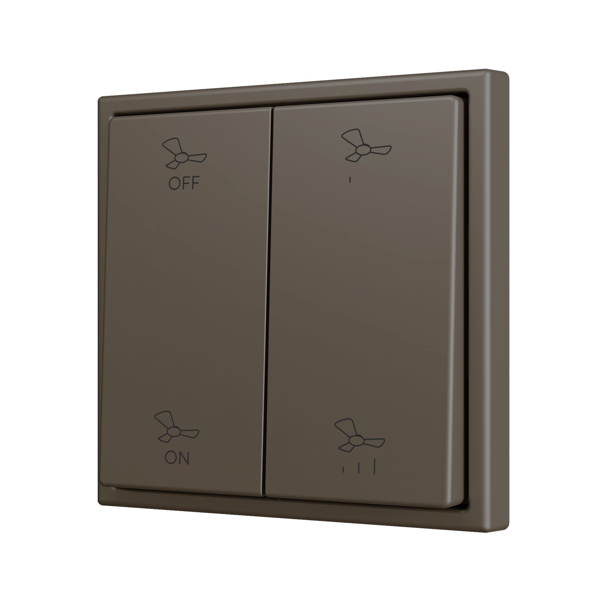 ZENNIO FRANCE - ZS70. Touche pour bouton poussoir "Soft" double pour 4 entrées binaires 70x70...