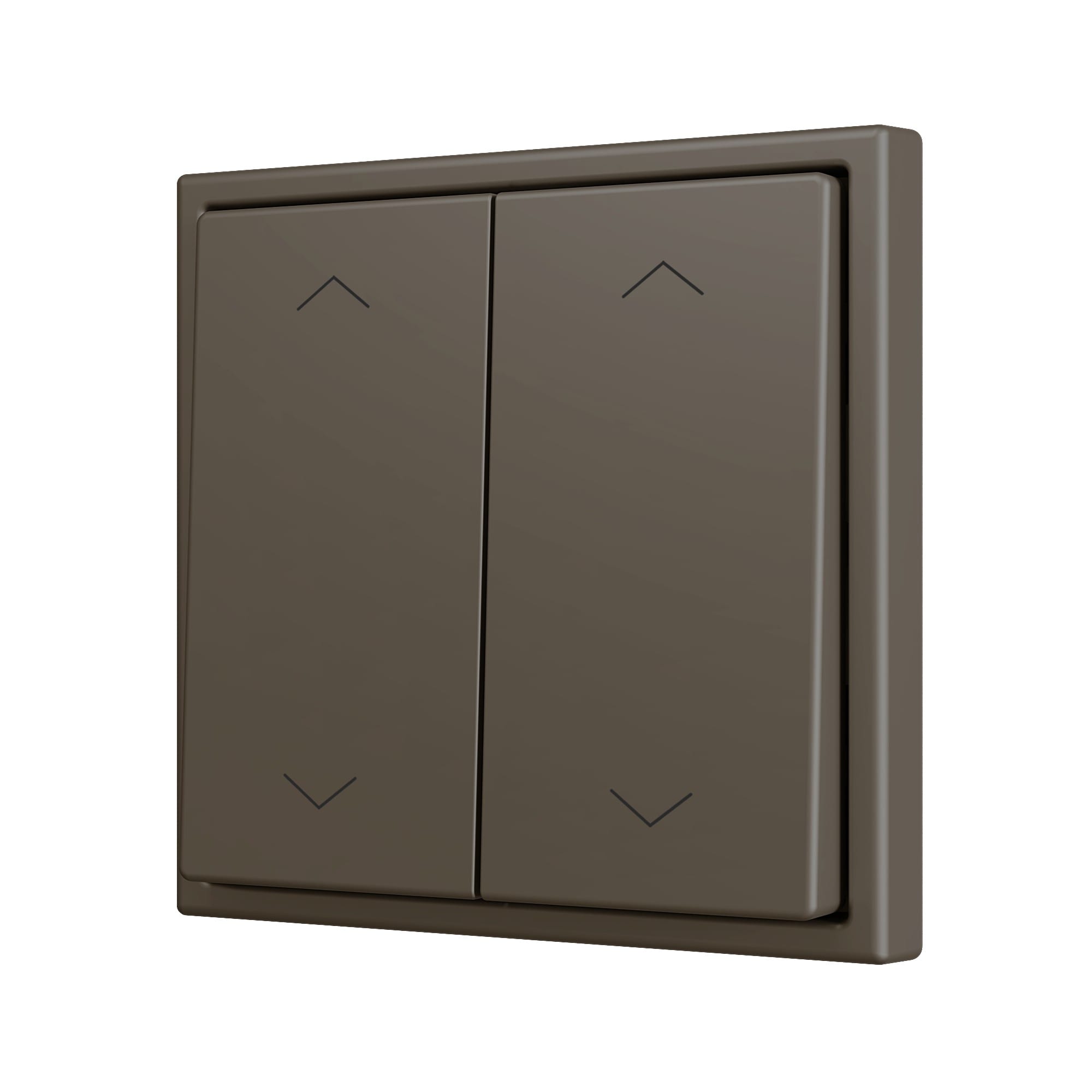 ZENNIO FRANCE - ZS70. Bouton poussoir Soft double pour 4 entrées binaires 70x70 mm - Icône de...