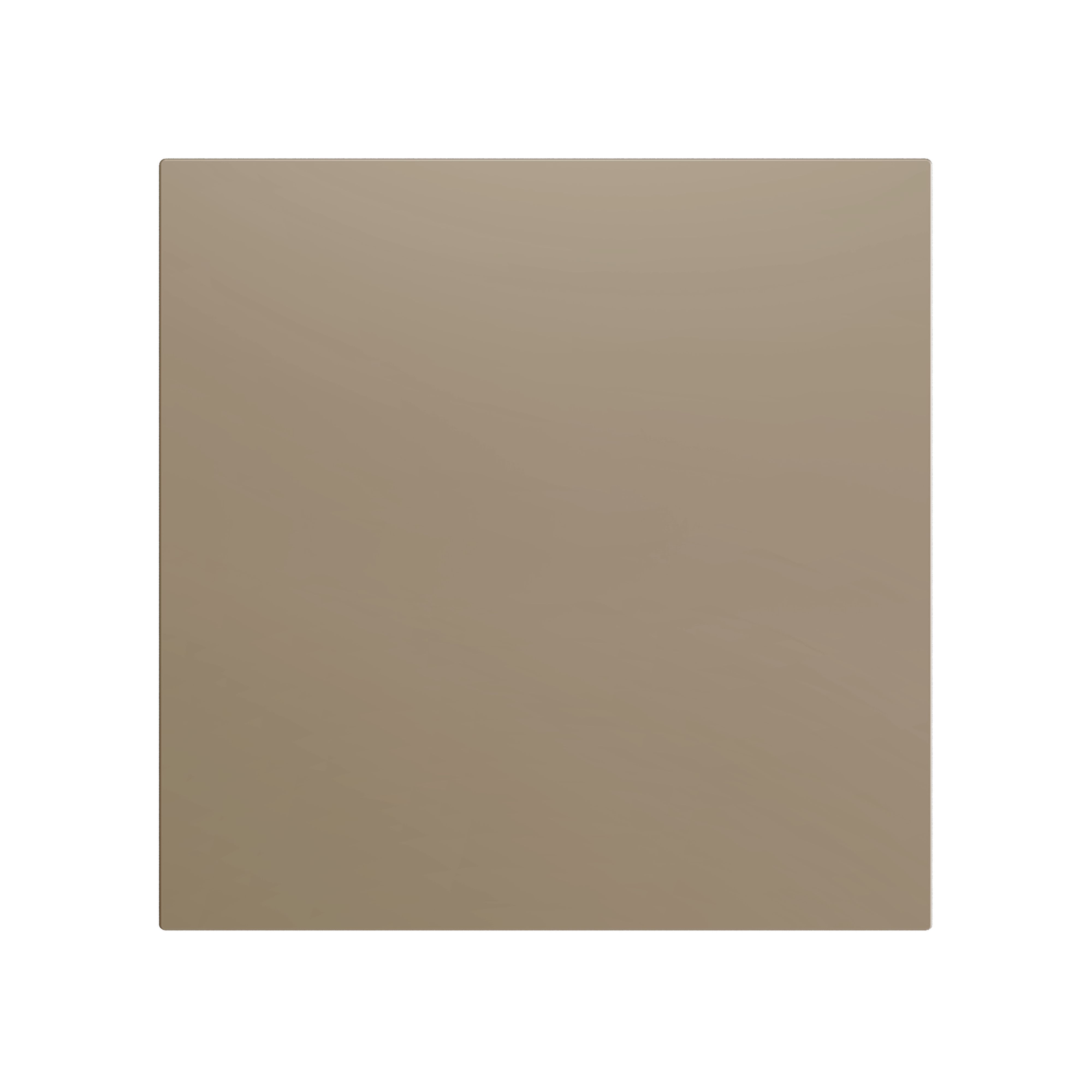 ZENNIO - ZS70. Blind cover 70x70 mm - Champagne. Metallic plate (8300035) is needed bu...