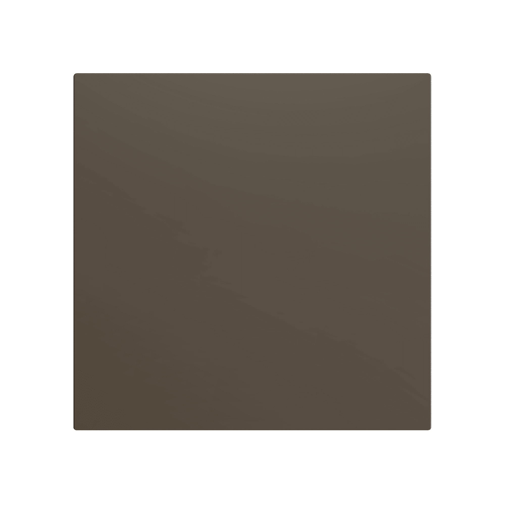 ZENNIO FRANCE - ZS70. Cache 70x70 mm - Moka. Plaque métallique (ZACHOLD33) requise, non incluse