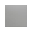 ZENNIO - ZS70. Blind cover 70x70 mm - Silver. Metallic plate (8300035) is needed but n...
