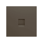 ZENNIO FRANCE - ZS70. Cache pour connecteur RJ45 70x70 mm - 1 connecteur - Moka
