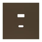 ZENNIO FRANCE - ZS70. Cache pour chargeur USB double C+A 70x70 mm - Moka