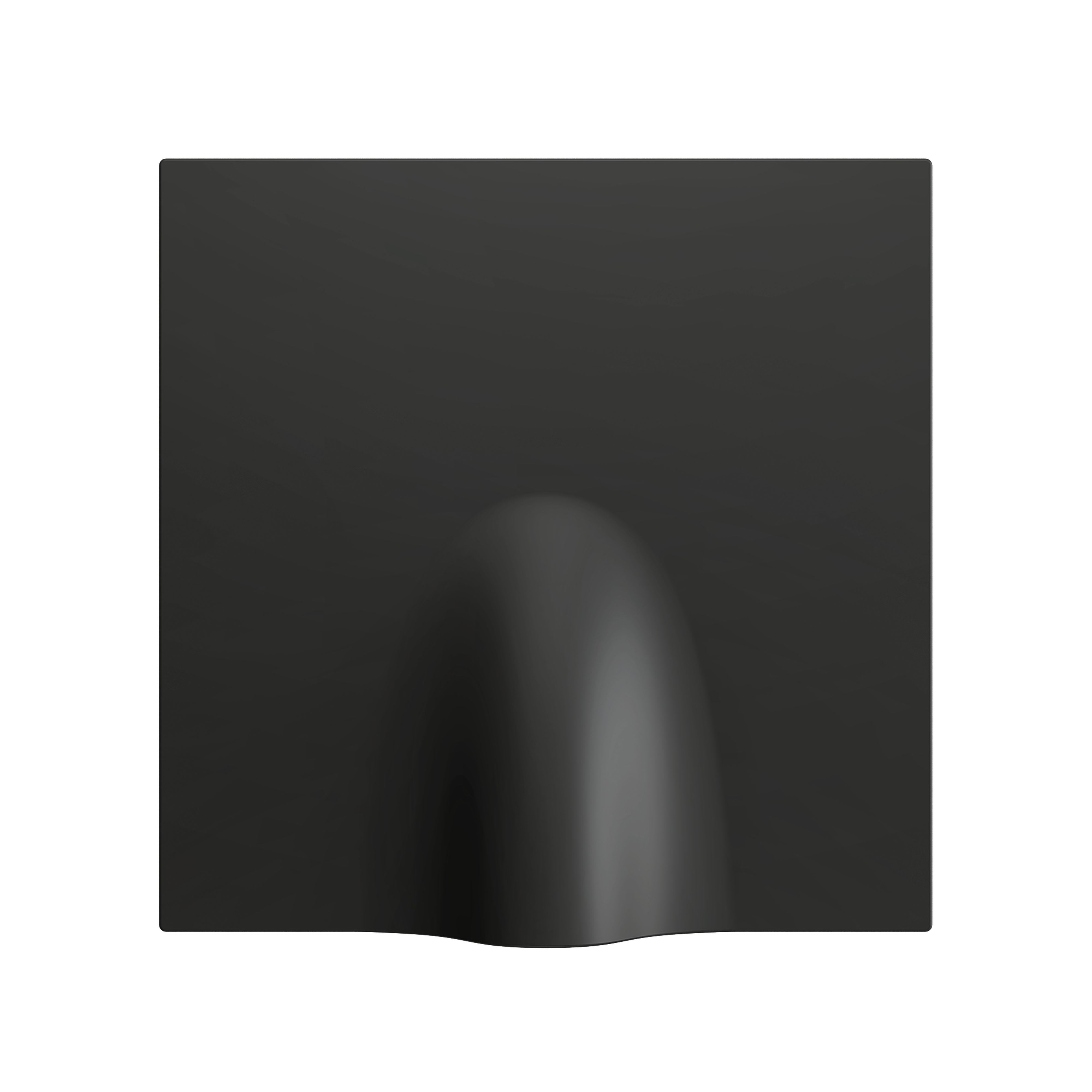 ZENNIO - ZS70. Cable outlet cover 70x70 mm - Anthracite