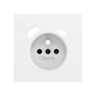 ZENNIO - ZS70. French socket cover with USB C and A 70x70 mm - Matt white