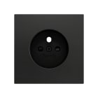 ZENNIO - ZS70. Cache pour base de prise française 70 x 70 mm - Anthracite