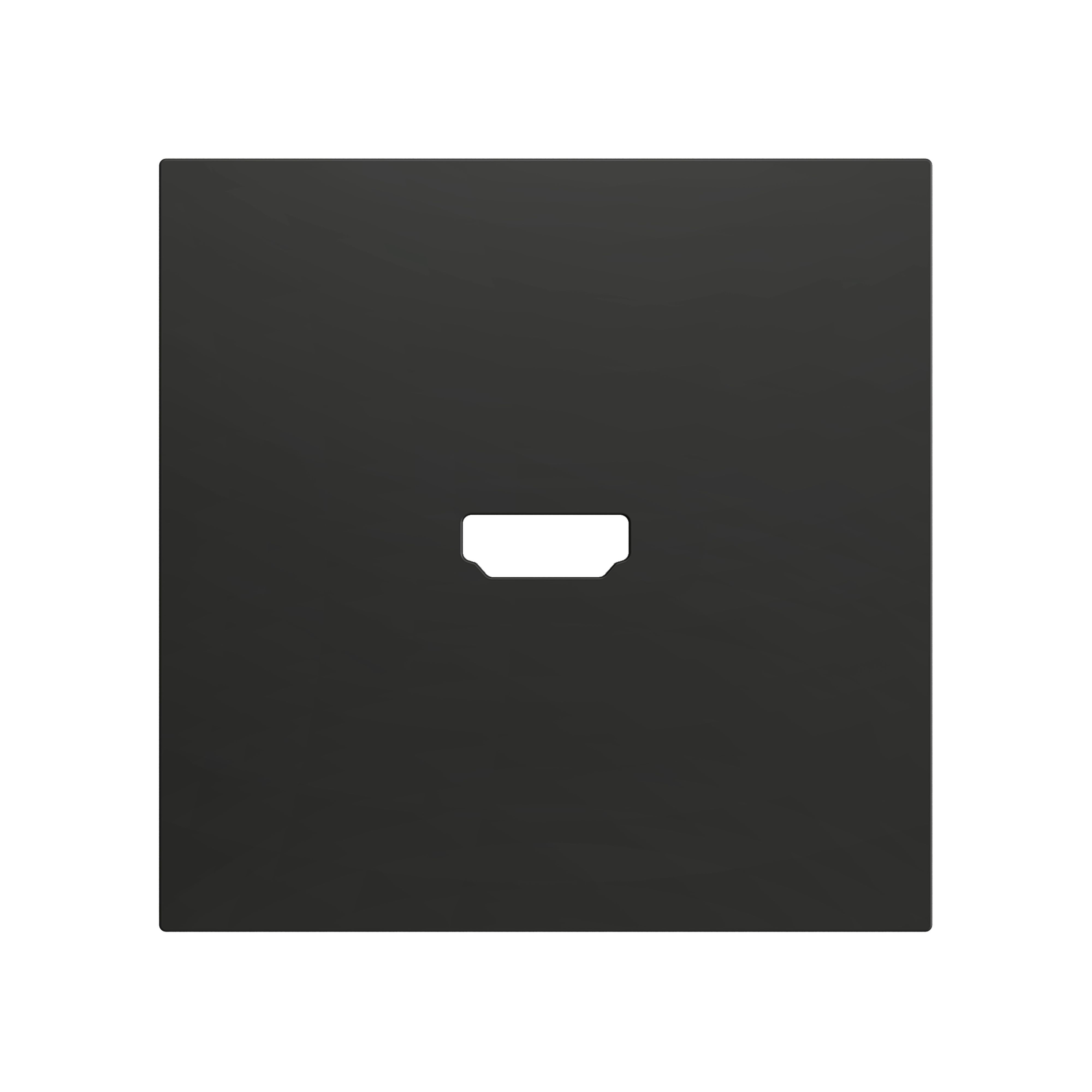 ZENNIO - ZS70. Cover for HDMI insert 70x70 mm - Anthracite