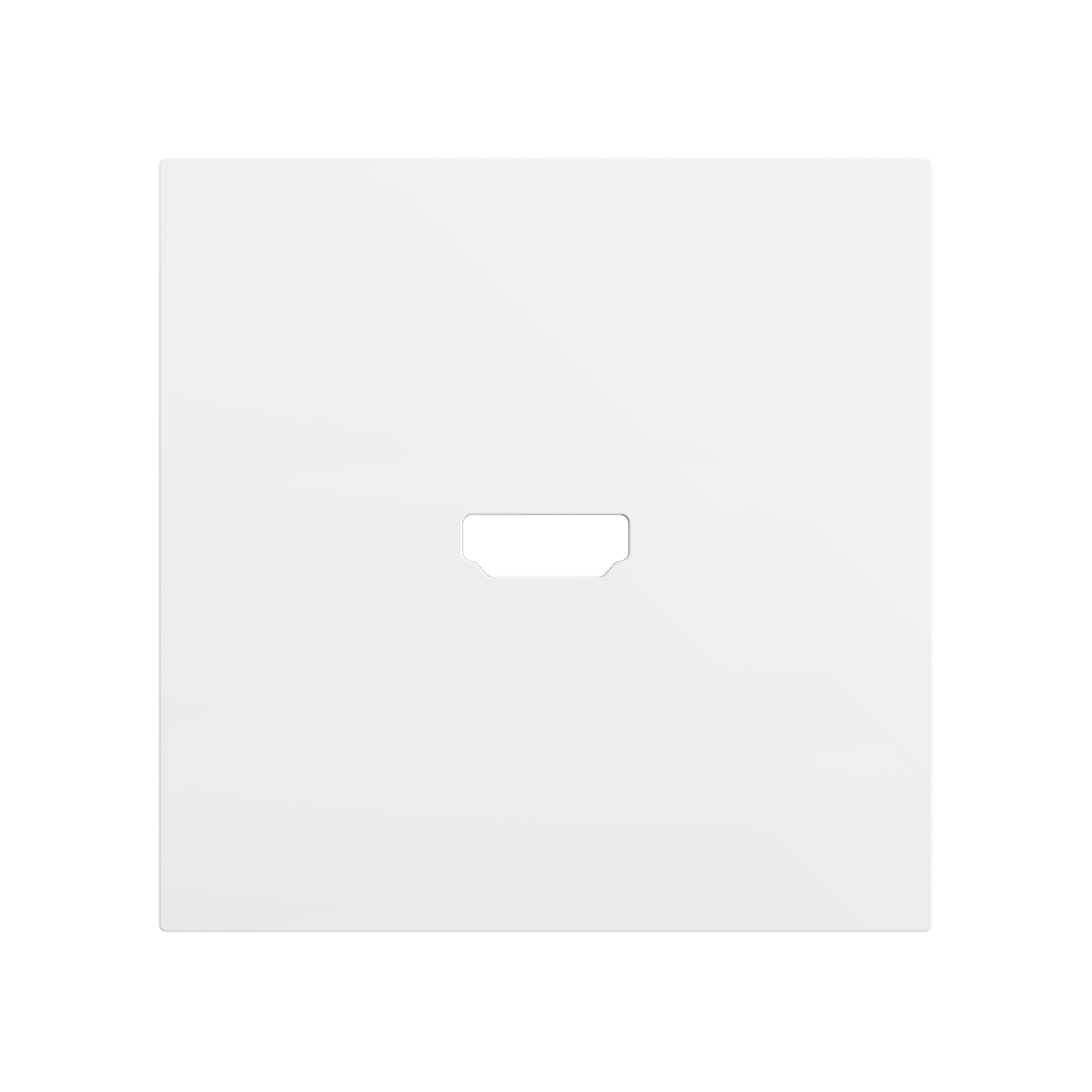 ZENNIO - ZS70. Cover for HDMI insert 70x70 mm -  Matt white