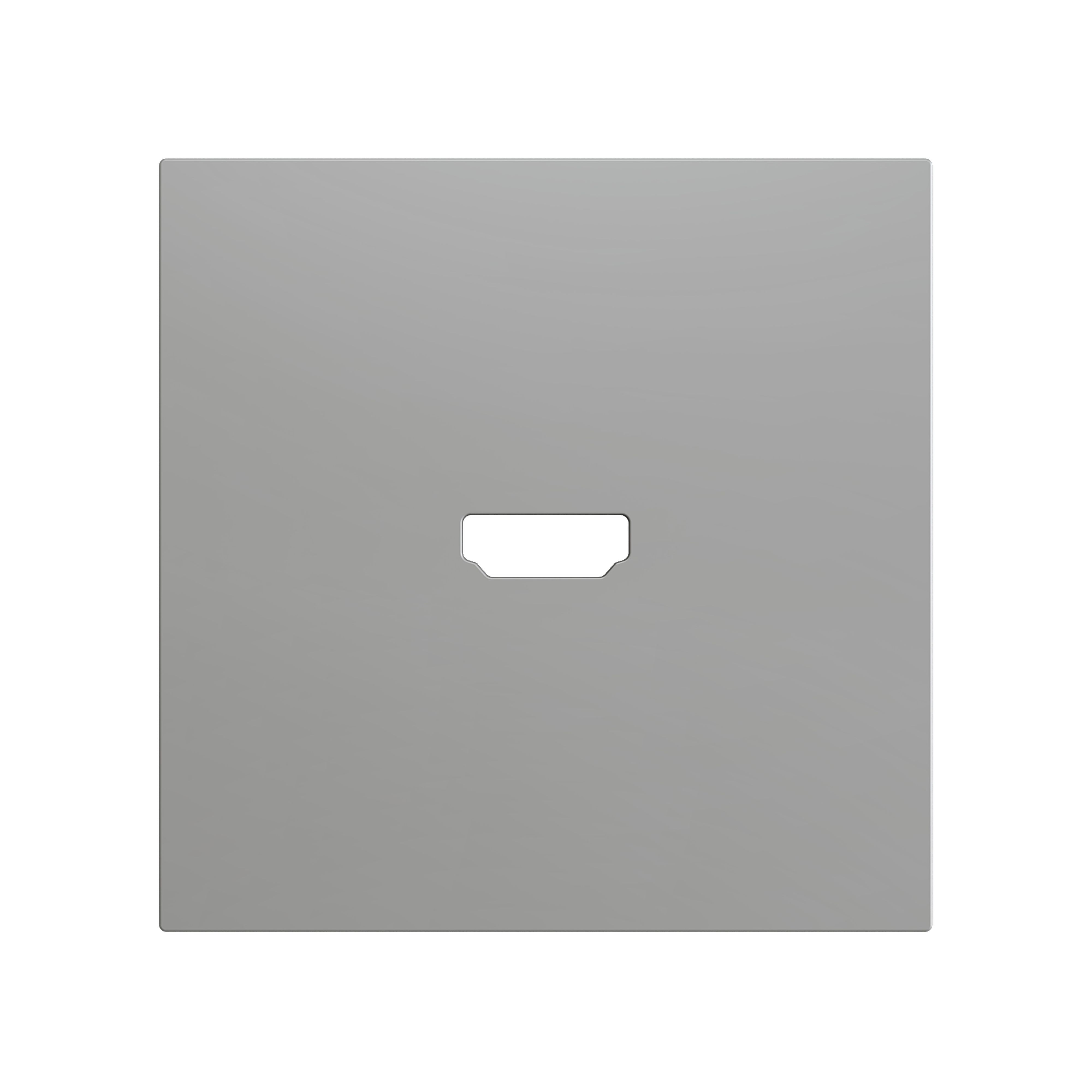 ZENNIO - ZS70. Cover for HDMI insert 70x70 mm - Silver