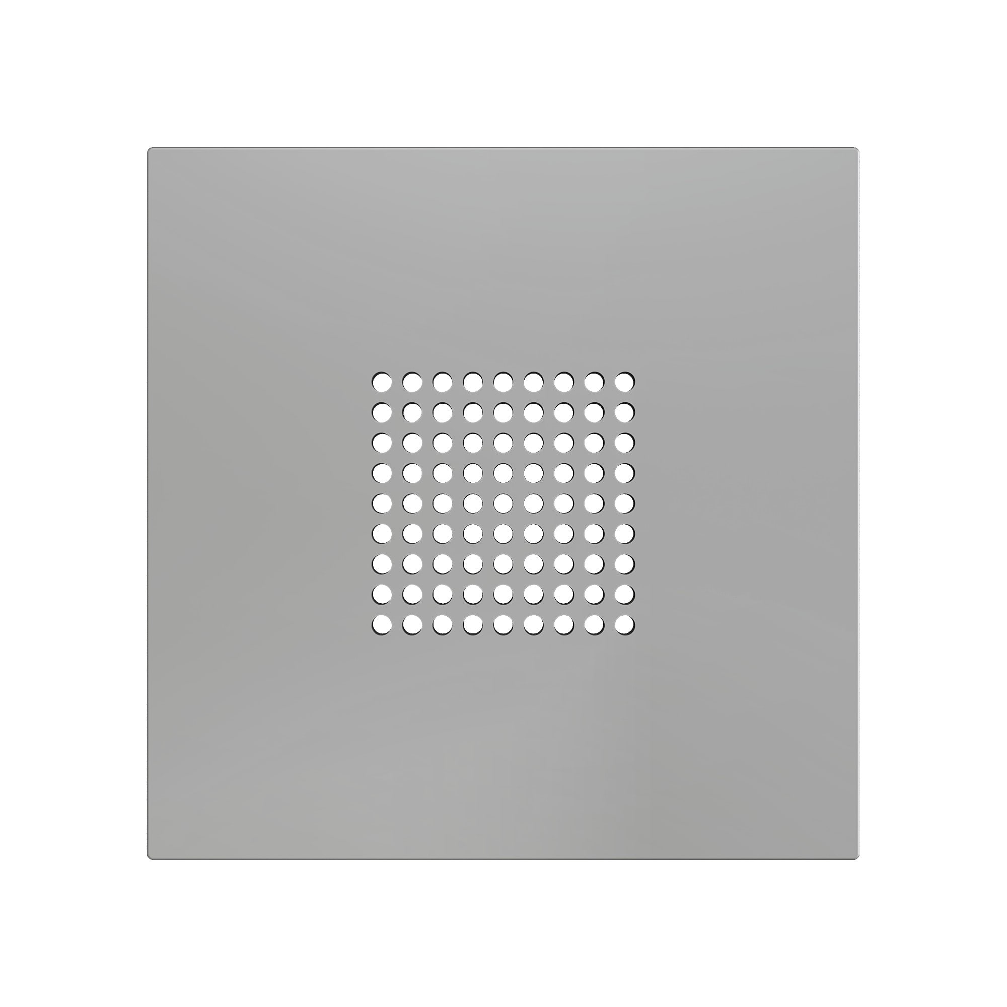 ZENNIO FRANCE - ZS70. RingBOX. Cache pour sonnette KNX - Argenté